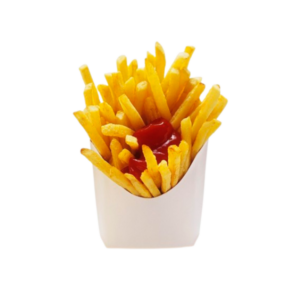 Frittenbox mit Ketchup
