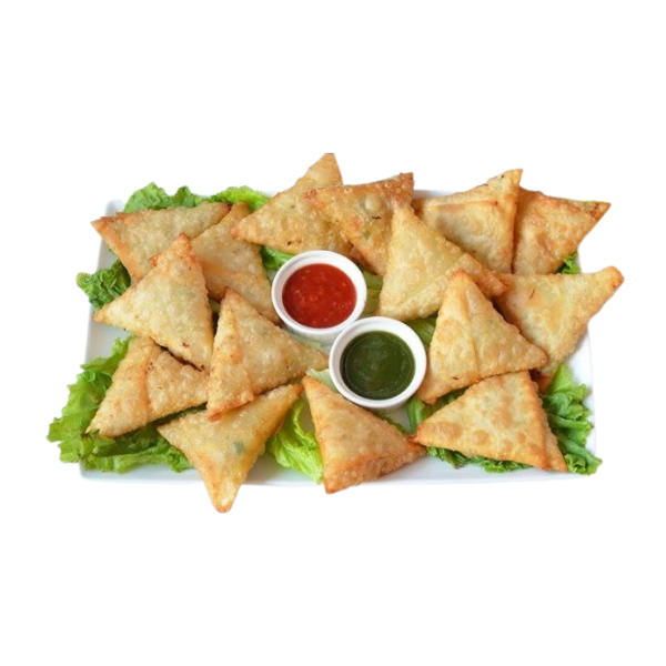 Goldene Veggie Samosas
