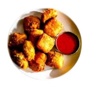 Pakora Curry mit Paneer