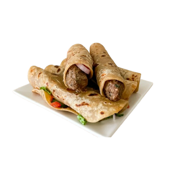 Chicken Seekh Kebab Rolls