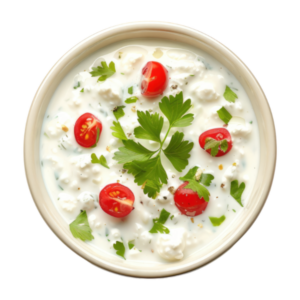 Raita-Reis Kombination