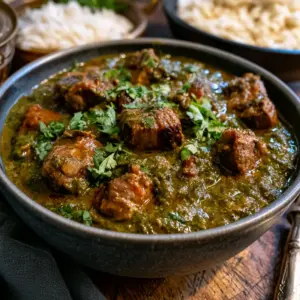 Lamb Saag mit Masala Touch