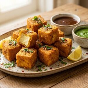 Paneer Pakora Cubes