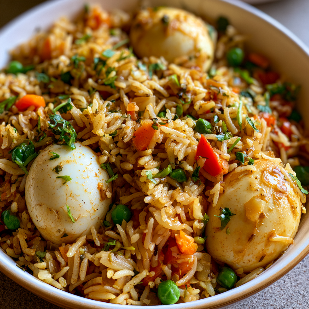 Masala Egg Biryani
