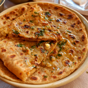 Onion Crunch Paratha