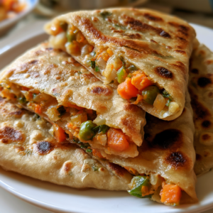 Mix Veg Fusion Paratha