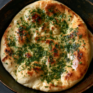 Coriander Naan with Butter