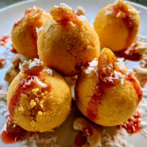 Goldene Besan Laddu