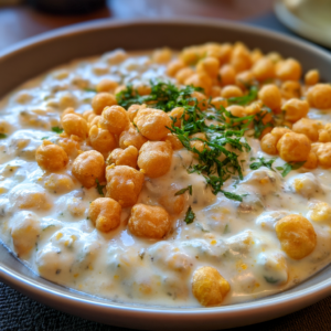 Boondi-Raita mit Kichererbsen